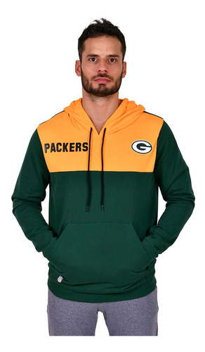 Sudadera Deportiva Green Bay Packers Algodón Poliéster Nfl