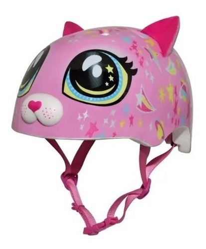 Casco C-preme Astro Cat Rosa 5-8 50-54cm Niña Bicicleta