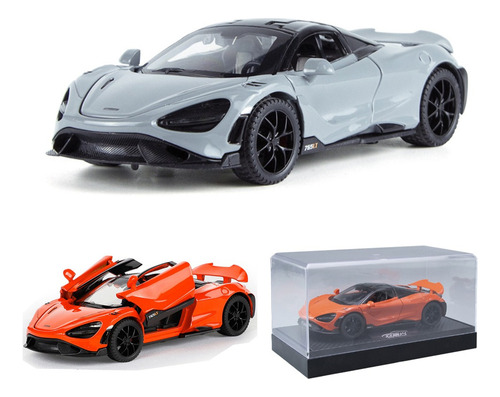 Mclaren 765lt Miniatura Metal Supercoches Colección Regalos