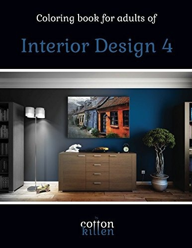 Coloring Book For Adults Of Interior Design 4 49 Of The Most