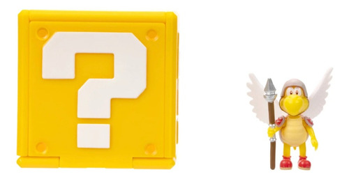 Super Mario Bros Pelicula Figura Koopa C/ Block De Pregunta