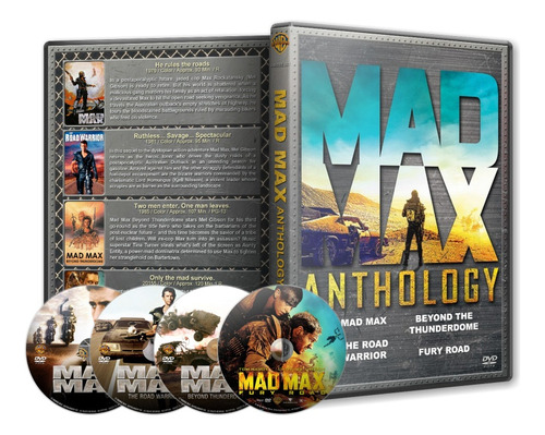 Mad Max - Saga Completa En Dvd  Latino Inglés 