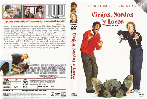 Ciegos Sordos Y Locos - Gene Wilder - Richard Pryor - Dvd