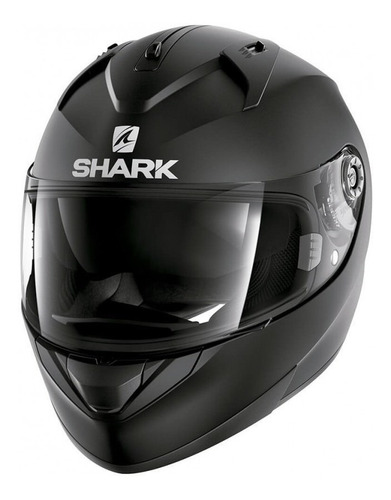 Capacete para moto  integral Shark  Ridill  black mat blank mat tamanho G 