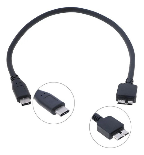 Cable Usb C 3.1 A Micro Usb B 3.0 1m