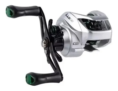 comprar Carretilha Maruri Luke 5 Rolamentos - Drag 6kg 6.3:1 Cor Cinza Lado da manivela Esquerdo