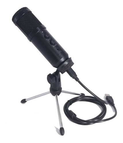 Imagen 1 de 10 de Microfono Condenser Usb Elefir El2022 Tripode Pc Mac Premium