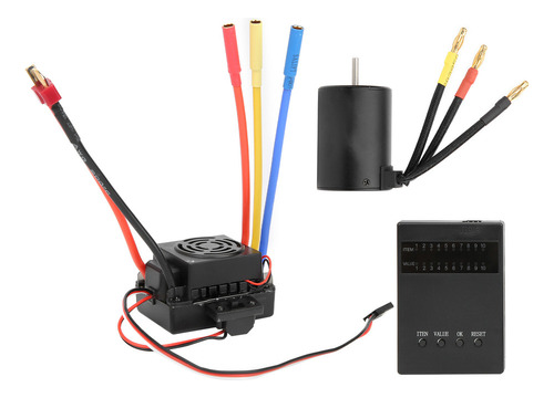 Tarjeta De Programa Esc Sin Escobillas 3650 3100kv 60a Sin E