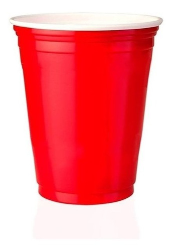 Copo Americano 25un Beer Pong Red Cup Vermelho Azul Preto