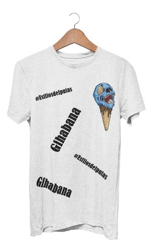 Camiseta De Brush Spandex Premium Con Diseño Gihabana