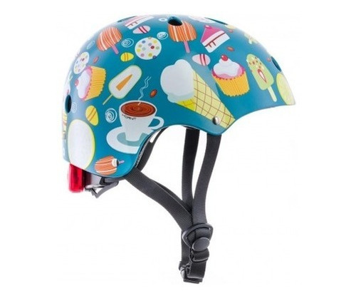 Casco Mini Hornit Candy Helado Para Niños Con Luz Tiendabici