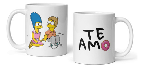 Taza Ceramica San Valentin Frase-dibujo Sublimada Personaliz