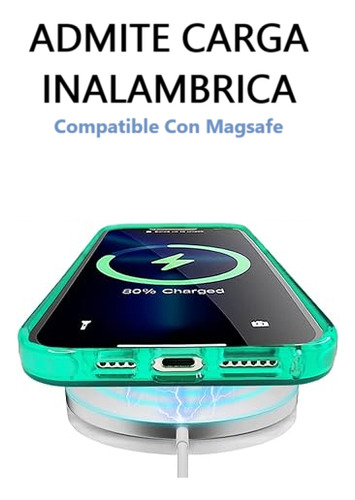 Carcasa Neon Con Lentes Para iPhone 14 14 Pro 14 Pro Max