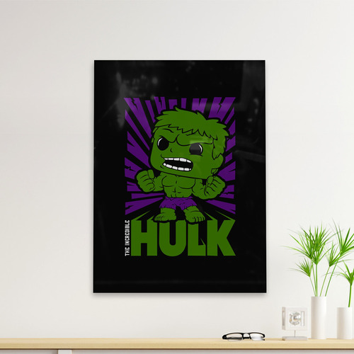 Cuadro Deco Hulk Cartoon (d1537 Boleto.store)