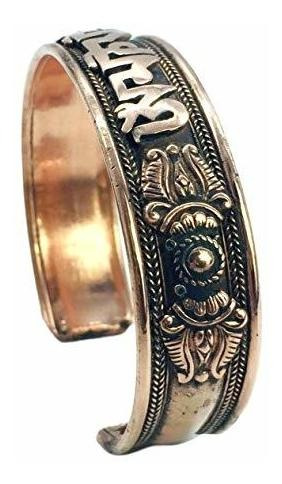 Imagen 6 de 7 de Pulsera Curativa Tibetana De Cobre 100% Puro. Unisex, Hecho
