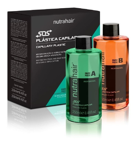 Nutra Hair Kit Sos Plastica Capilar Fase A E B 250ml