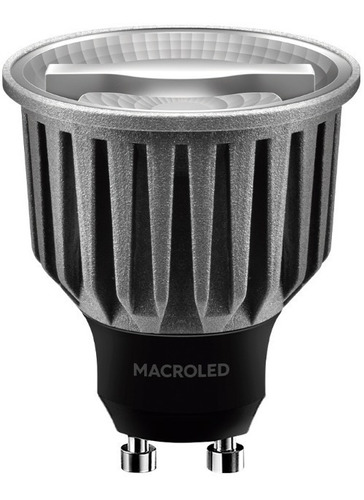 Lampara Dicroica Aluminio Gu10 5w Triac Dim 2700k Macroled