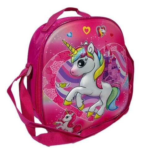 Lunchera Vianda Termica Bolso Unicornio Escolar Liviana  Tsr