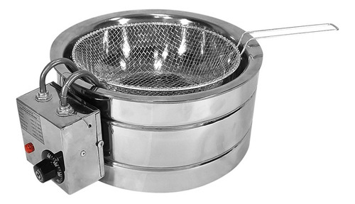 Tacho Fritura Fritadeira Elétrica 4 Litros Aço Inox 3000w Cor Prateado Frequência 60 110v