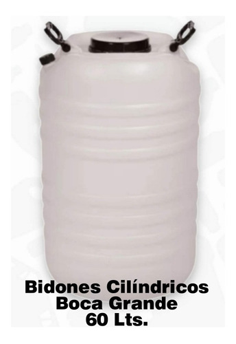 Bidones Cilíndricos Boca Grande 60 Lts.