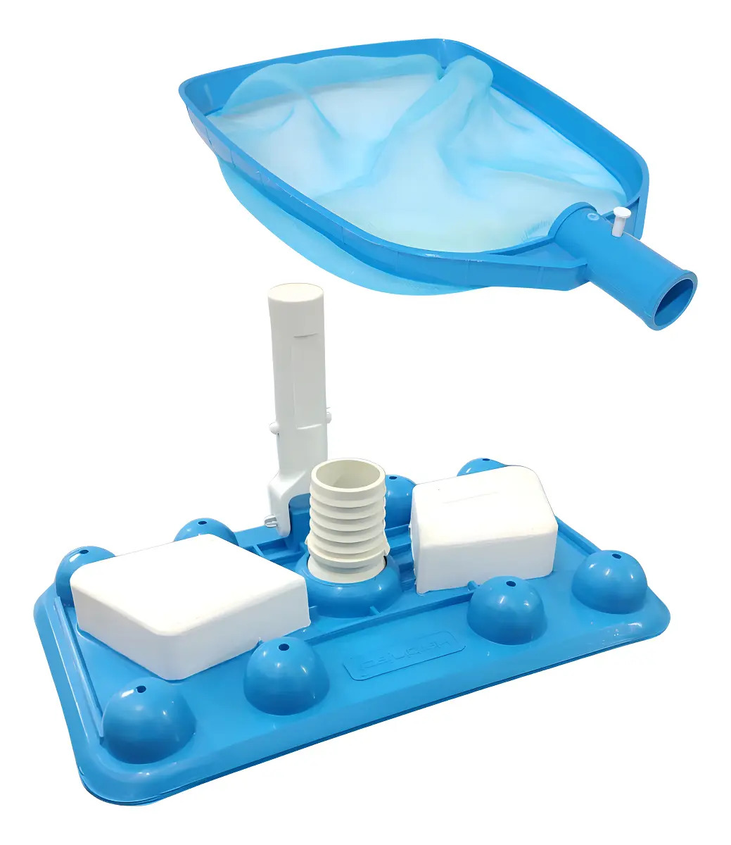 Kit Peneira Cata Folha Para Piscina Com Aspirador