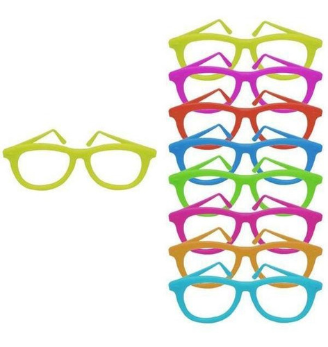 Paquete con 10 unidades de gafas para fiesta - Nerd Glasses