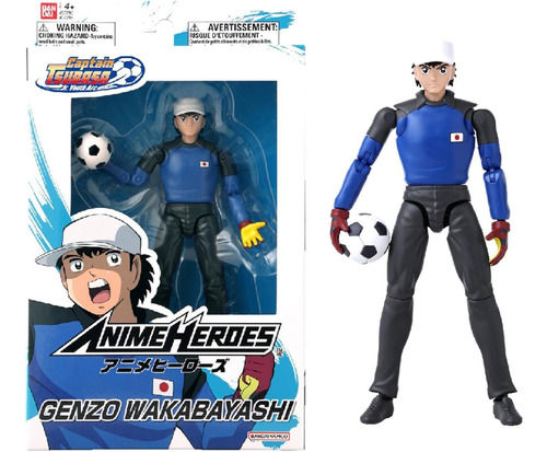 Figura Captain Tsubasa Anime Heroes Genzo Wakabayashi Bandai