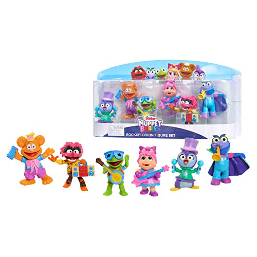 Disney Junior Muppet Babies 6 Piezas Rocksplosion Figur...