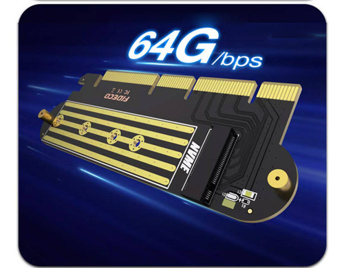 Adaptador Pci-e A M.2 Nvme M.2 64gbps Pci-e X16 4 X8