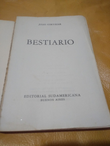 Bestiario Julio Cortázar Sudamericana 1966