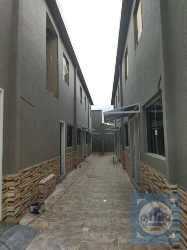 Casa Com 2 Dormitórios À Venda, 45 M² Por R$ 209.000,00 - Parque São Vicente - São Vicente/sp - Ca1243