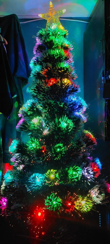 Imagen 3 de 8 de Arbol De Pascua Con Luces Led 1.20 Mt + Envio Gratis Hermoso