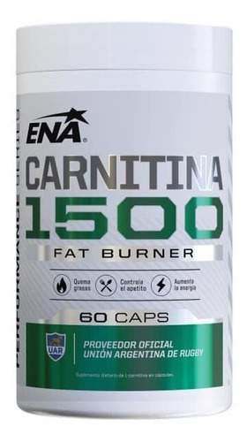 Carnitina Pro Burn Ena 60 Caps Quemador De Grasa Olivos