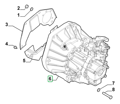 Transmisión Mt5 R15/69 Promaster Ram 14/18