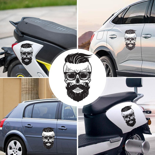 Calcomanía De Calavera Para Ventana De Coche Calcomanías