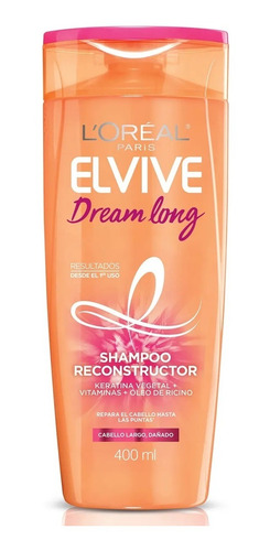 Imagen 1 de 3 de Shampoo L'oréal Paris Elvive Dream Long 400ml