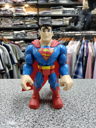 Dc Superman, Rescue Heroes World Action, Fisher-price!! (Usado)