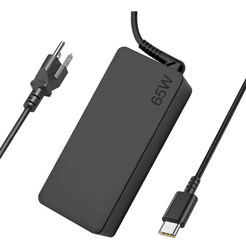 Cargador De Repuesto Usb-c De 65 W Y 45 W Ca Para Lenovo Thi