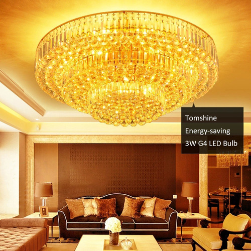 Tomshine - Bombilla Led (12 V, 3 W, G4)