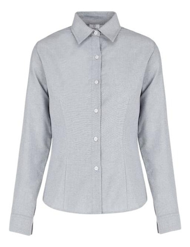 Camisa Elegante Oxford Manga Larga Dotacion Ropa De Trabajo