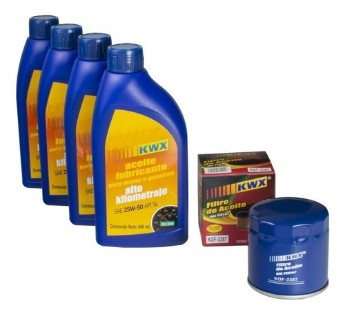 Kit Cambio De Aceite Aveo 2016 Chevrolet Alto Kilometraje