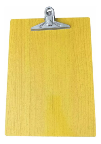 Tabla Portapapeles De Madera Con Apretador 29,5cm X 20cm