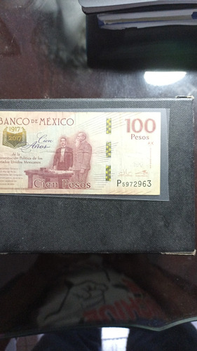  Billete De Coleccion De Cien Pesos Constitución Política 