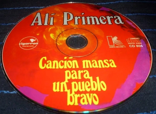 Combo De 6 Cds De Ali Primera # No Tengo Su Carátula # B