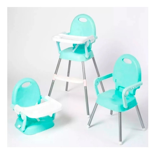 Imagen 5 de 8 de Silla Comer Bebe Booster Alta Portatil 3 En 1 Rooby Colores