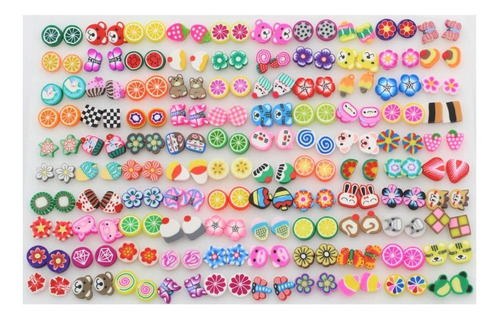 100 Pares De Pendientes Hipoalergénicos For Niñas