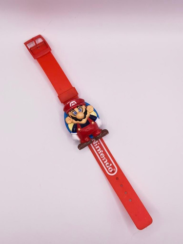 Reloj De Juguete De Mario Bros Nintendo Vintage