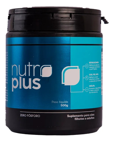 Nutroplus Zero Fósforo Suplemento Cães Filhotes Adultos 500g