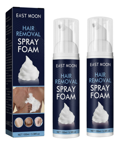 2×crema Depilatoria Especial En Aerosol Para Hombres Mujeres