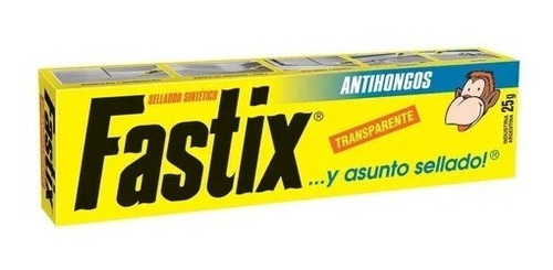 Imagen 1 de 1 de Fastix Sellador Sintetico Transparente Estuche De 25 Grs